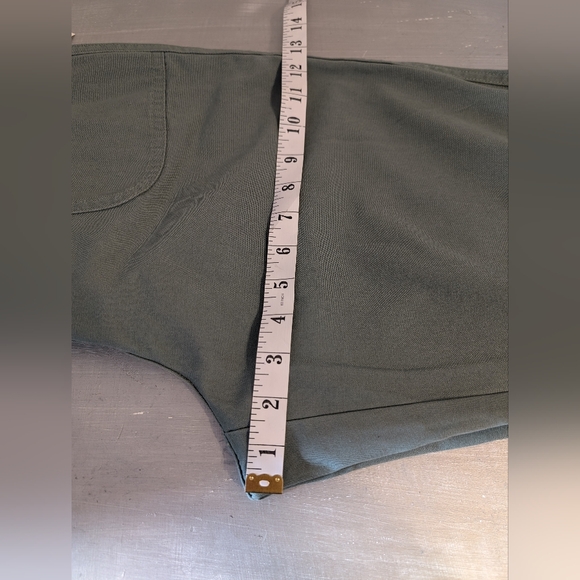NWT Northern Reelections 100% Cotton Town Pants Leaf/ green Straight leg Sz 10 - Picture 7 of 15